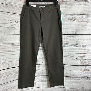 Lila Rayn Pants Womens Size 10 the Erica Slim Chino Straight leg Brown CozyTwill